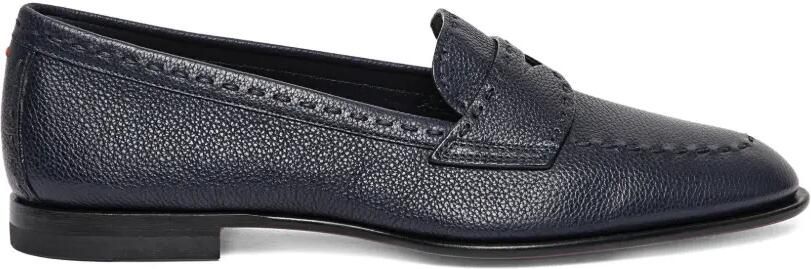 Santoni Loafers met ronde neus Blauw