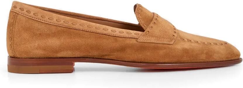 Santoni Loafers met stiksels Bruin