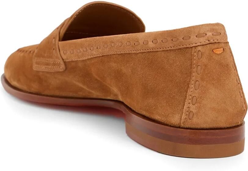 Santoni Loafers met stiksels Bruin - Foto 3