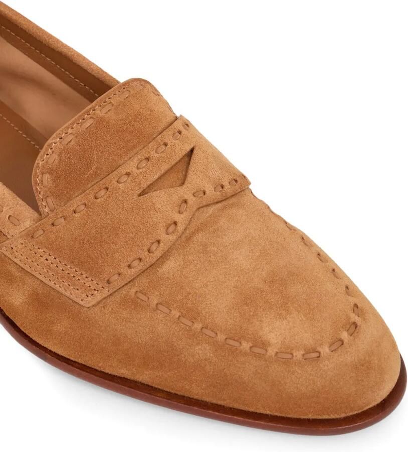 Santoni Loafers met stiksels Bruin - Foto 2