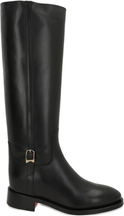 Santoni Mandy laarzen met gespdetail Zwart
