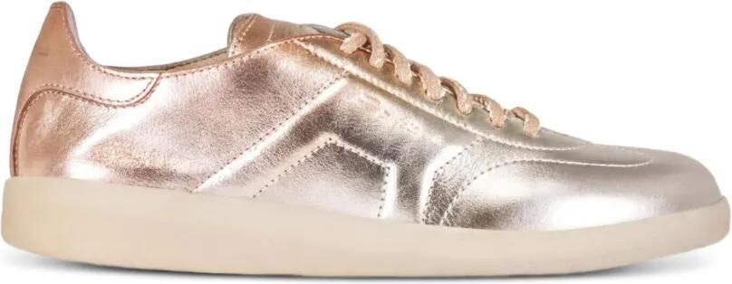 Santoni Metallic sneakers Goud