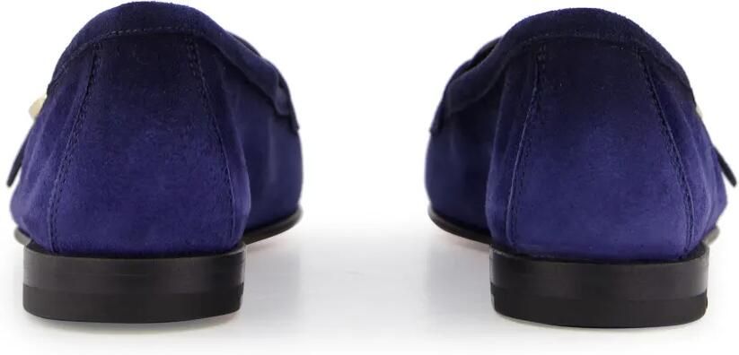 Santoni Mocassins met dubbele gesp Blauw - Foto 4