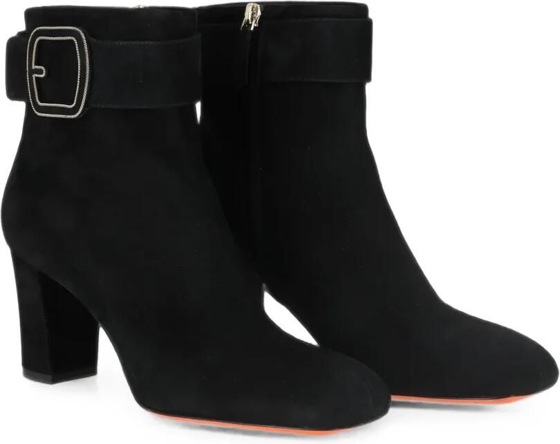 Santoni Newmarta enkellaarzen met gesp-detail Zwart - Foto 4