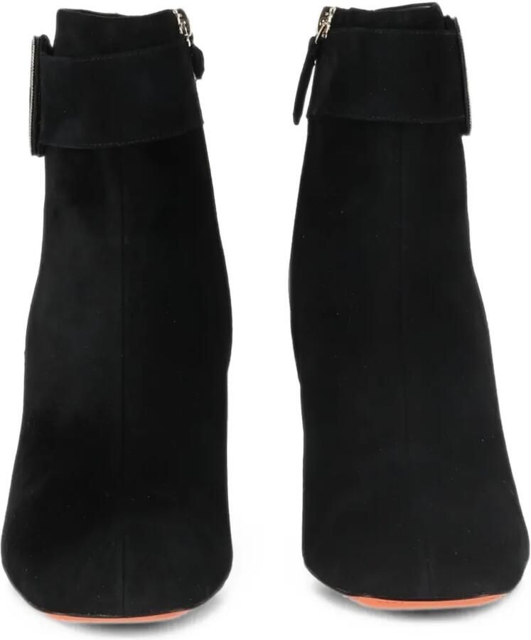Santoni Newmarta enkellaarzen met gesp-detail Zwart - Foto 2