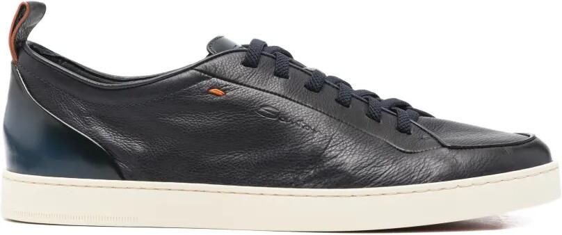 Santoni Off-Duty sneakers met vlakken Blauw