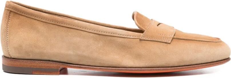 Santoni Penny loafers Beige