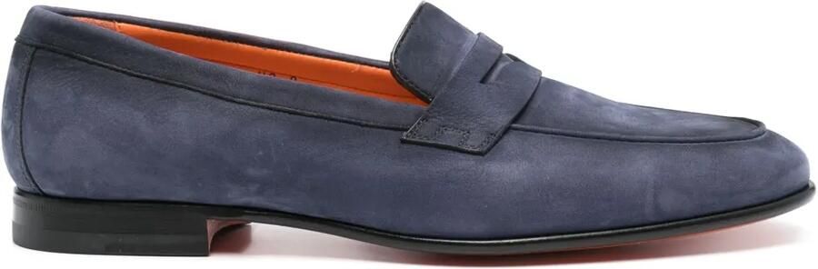 Santoni Penny loafers Blauw