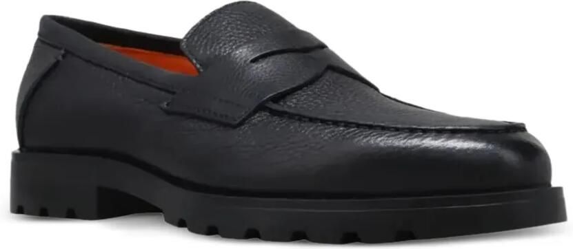 Santoni Penny loafers Zwart
