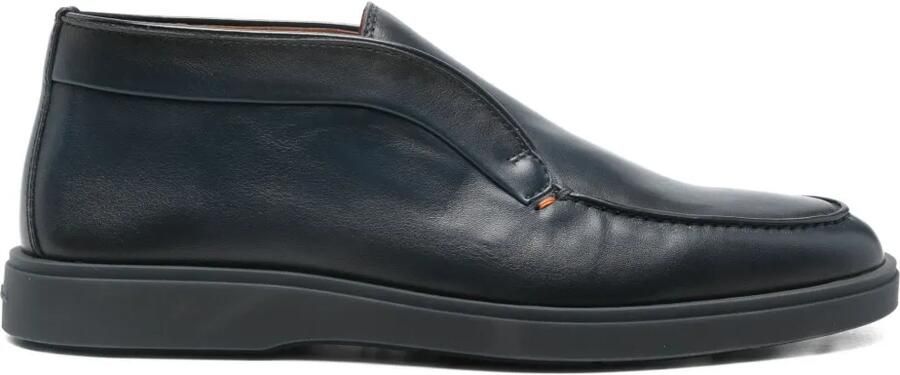 Santoni platte schoenen Blauw
