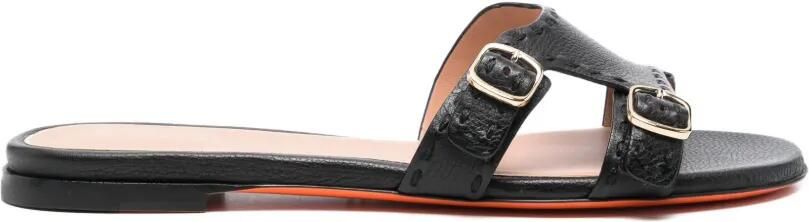 Santoni Pumps met gesp Zwart