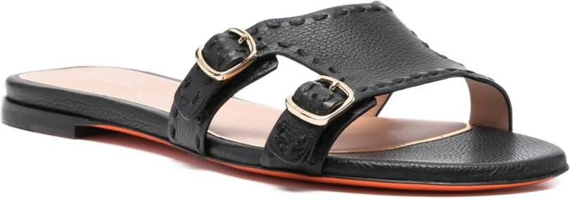 Santoni Pumps met gesp Zwart - Foto 4