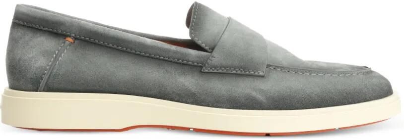 Santoni Revolve suède loafers Grijs