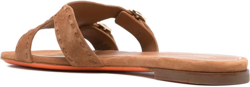 Santoni Sandalen met gesp Bruin - Foto 3