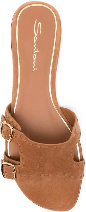 Santoni Sandalen met gesp Bruin - Foto 2