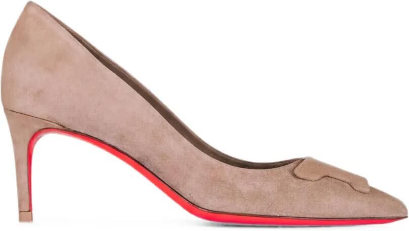 Santoni Sibil pumps met puntige neus Beige