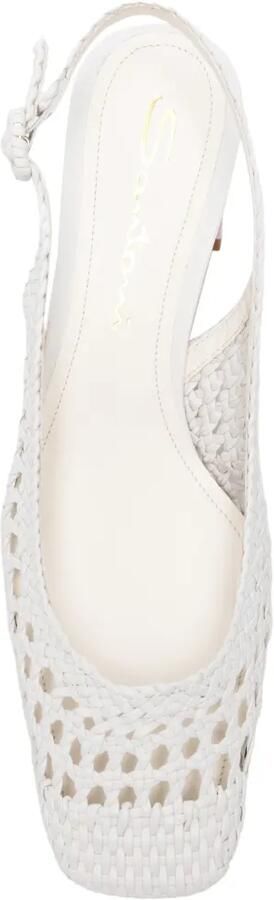 Santoni Slingback pumps Wit - Foto 4