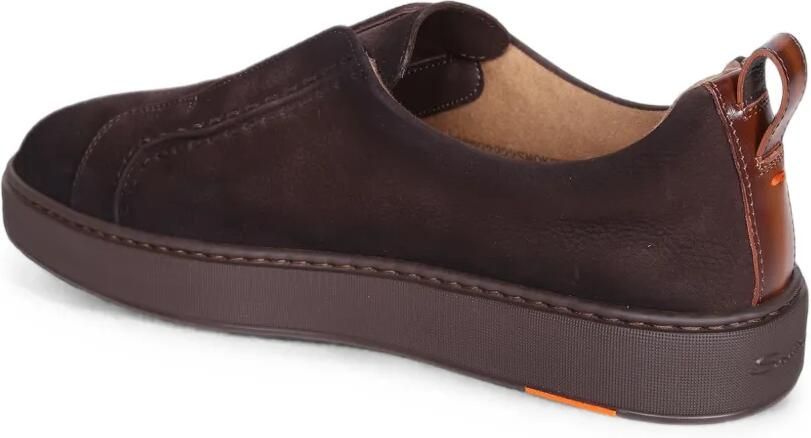 Santoni slip-on leather sneakers Bruin - Foto 4