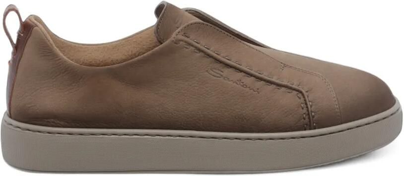 Santoni slip-on leather sneakers Bruin