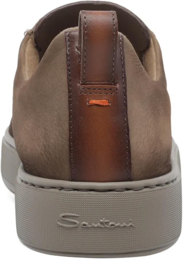 Santoni slip-on leather sneakers Bruin - Foto 2