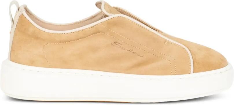 Santoni Slip-on sneakers Beige