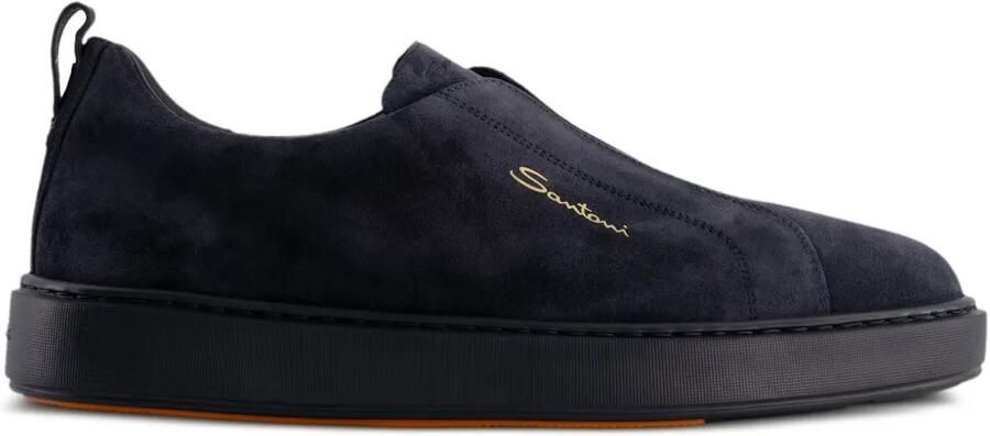 Santoni Slip-on sneakers Blauw