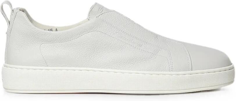 Santoni Slip-on sneakers Wit