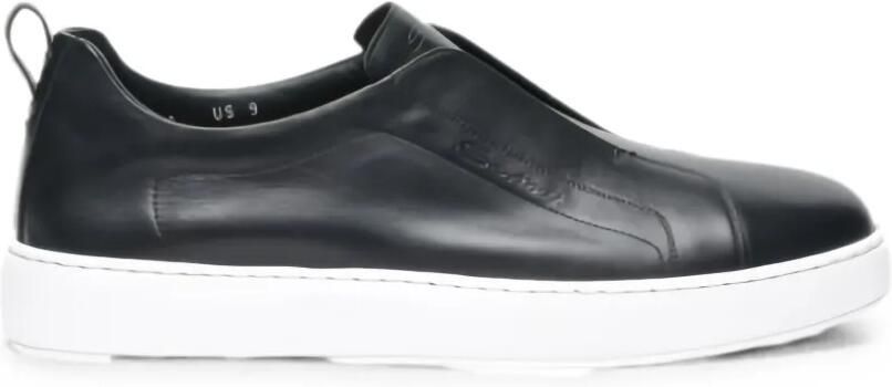 Santoni Slip-on sneakers Zwart