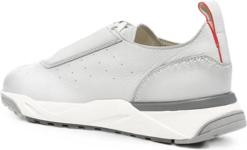 Santoni Sneakers met geperforeerd detail Grijs - Foto 3
