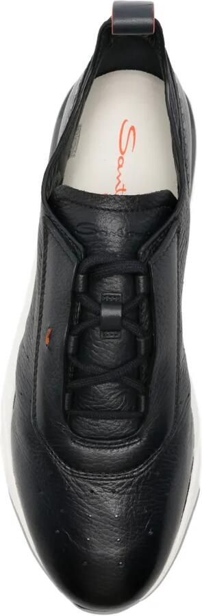 Santoni Sneakers met geperforeerde vlakken Zwart - Foto 4