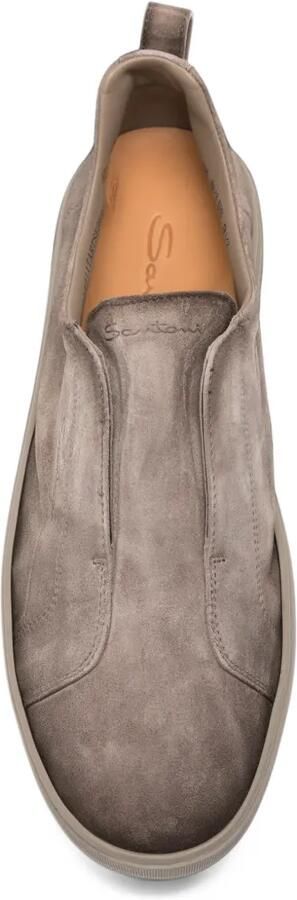 Santoni Sneakers met logo-reliëf Beige - Foto 3
