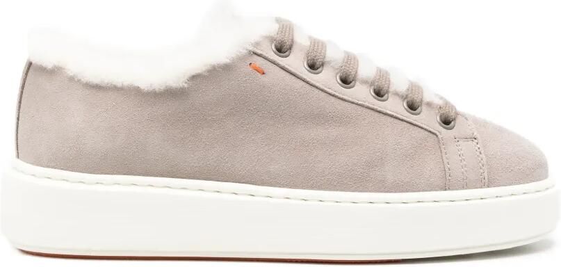 Santoni Sneakers met ronde neus Grijs