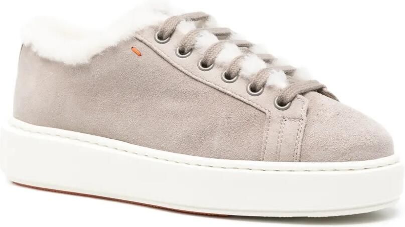Santoni Sneakers met ronde neus Grijs - Foto 3