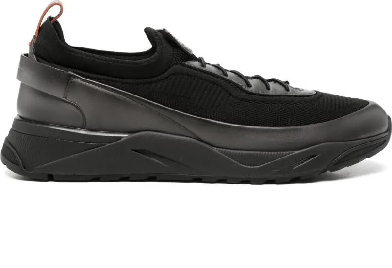 Santoni Sneakers met vlakken Zwart