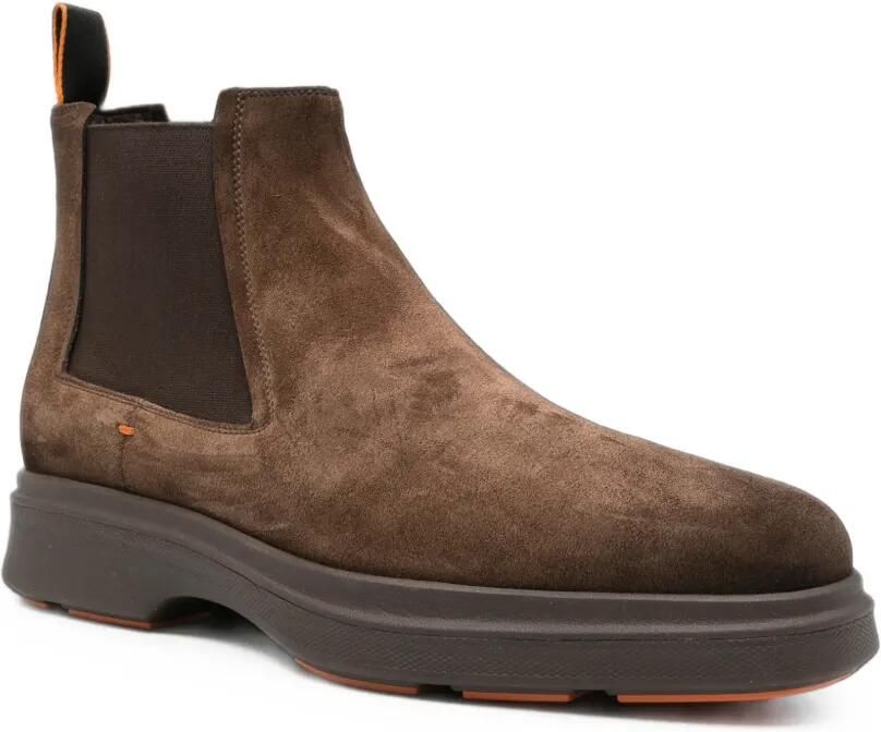 Santoni Suède Chelsea laarzen Bruin - Foto 3