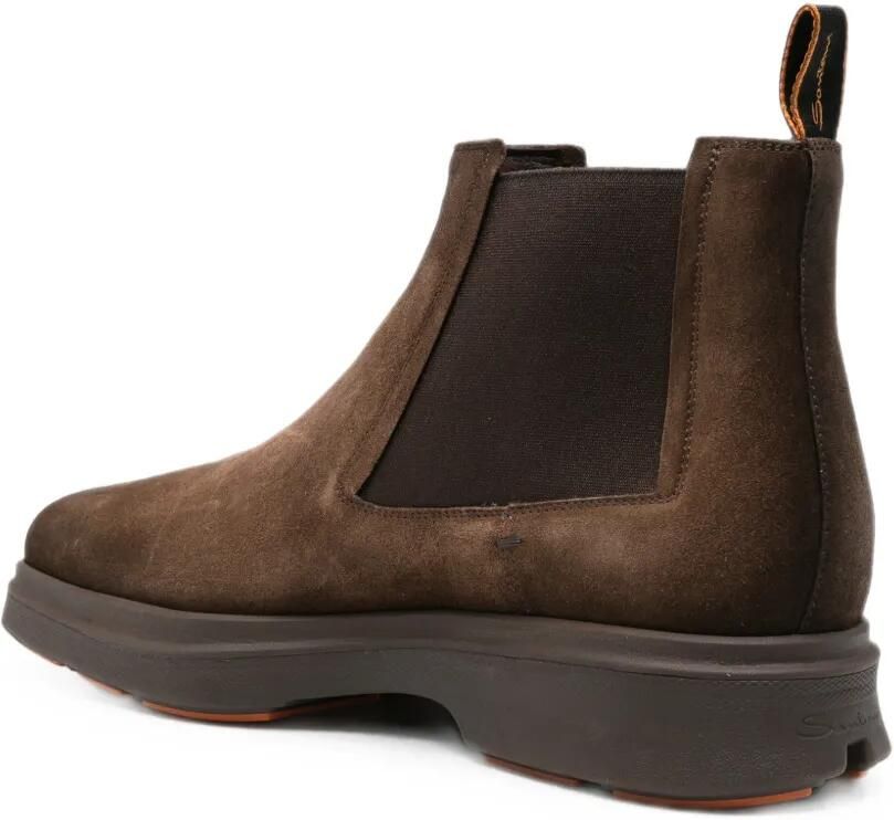 Santoni Suède Chelsea laarzen Bruin - Foto 2