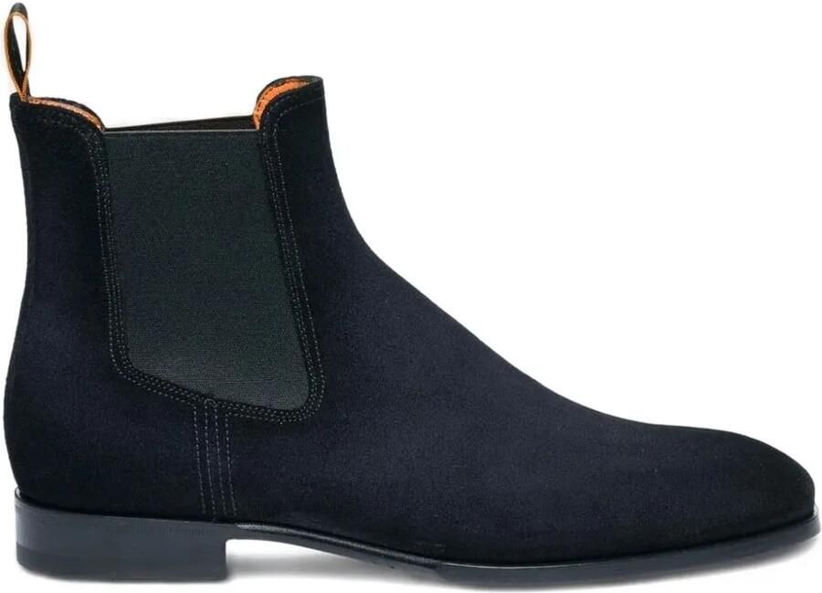 Santoni Suède Chelsea laarzen Blauw