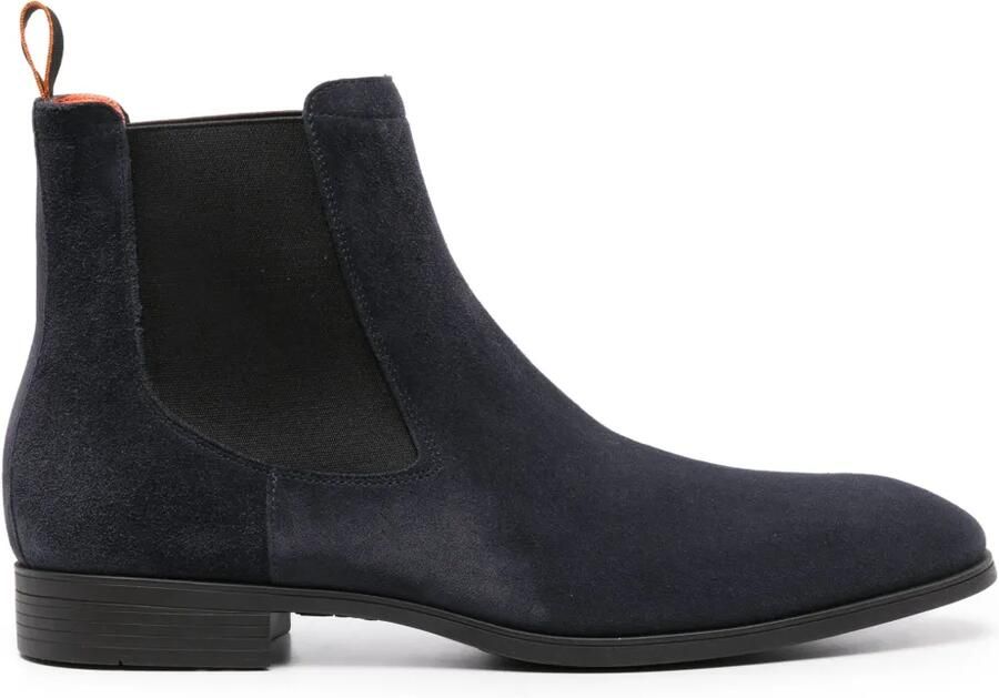Santoni Suède Chelsea laarzen Blauw