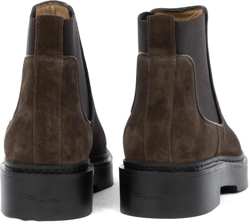 Santoni Suède Chelsea laarzen Bruin - Foto 2