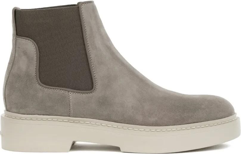 Santoni Suède Chelsea laarzen Grijs