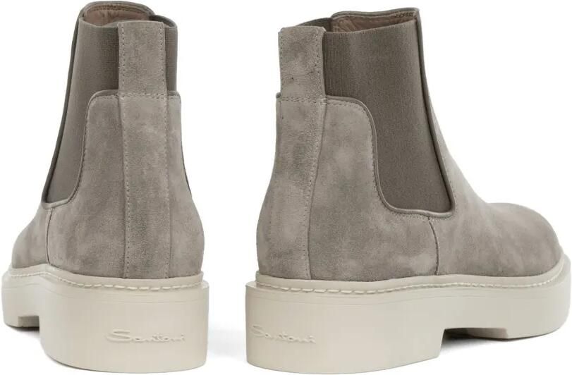 Santoni Suède Chelsea laarzen Grijs - Foto 2