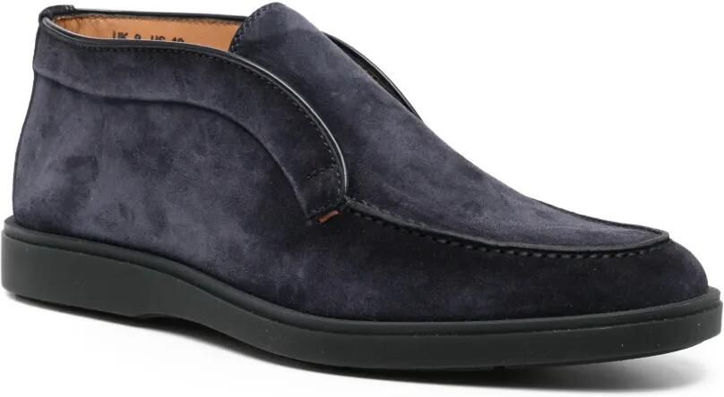 Santoni Suède desert boots Blauw - Foto 2