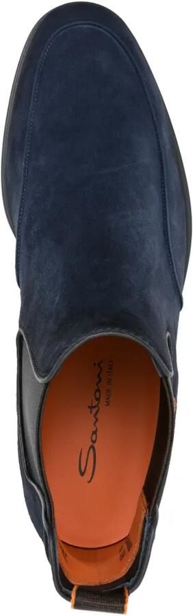 Santoni Suède desert boots Blauw - Foto 4