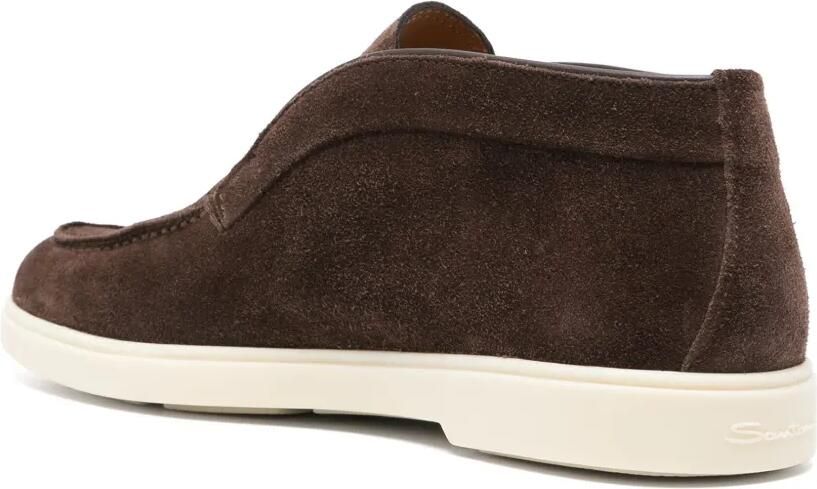 Santoni Suède desert boots Bruin - Foto 3