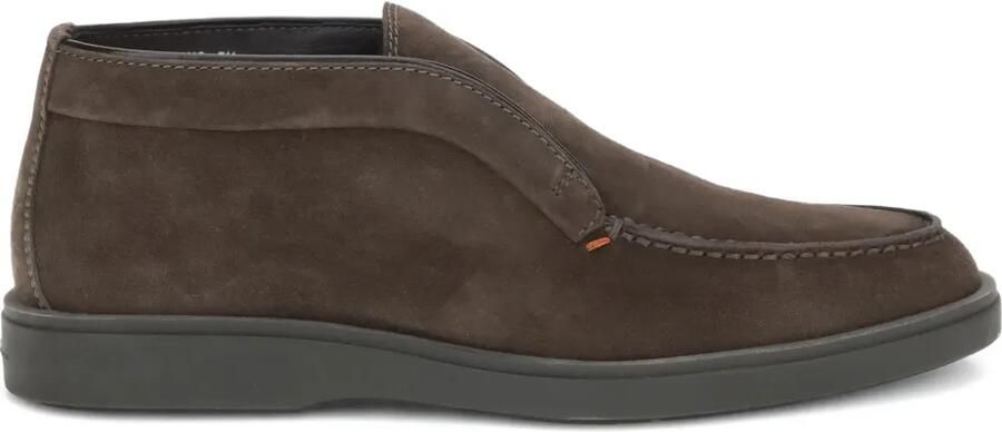 Santoni Suède desert boots Bruin