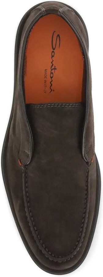 Santoni Suède desert boots Bruin - Foto 3