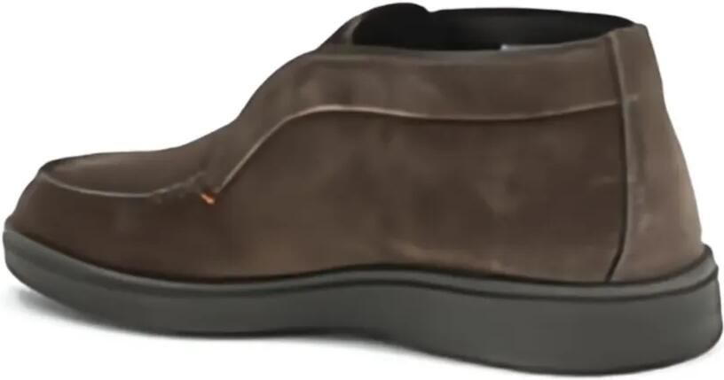 Santoni Suède desert boots Bruin - Foto 2