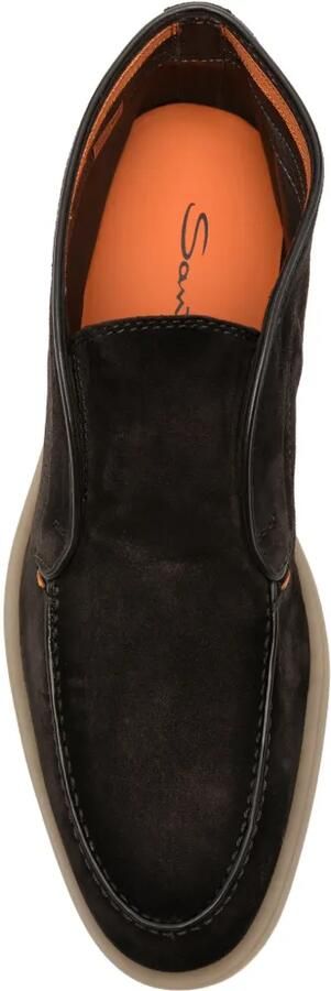 Santoni Suède desert boots Bruin - Foto 4