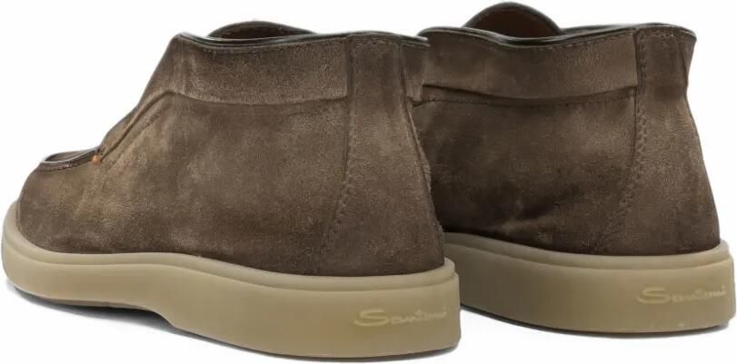 Santoni suede desert boots Bruin - Foto 4