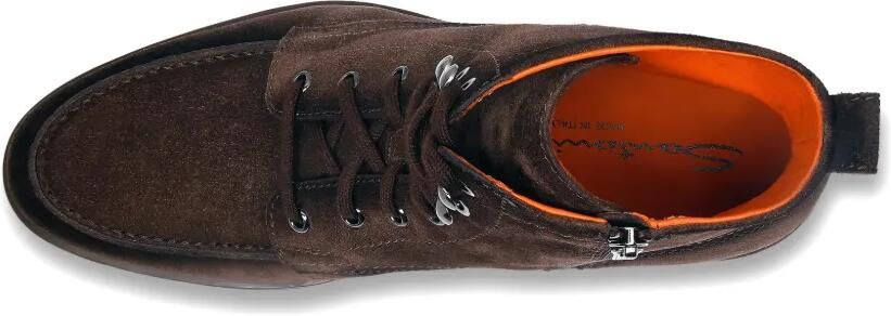 Santoni Suède enkellaarzen Bruin - Foto 5